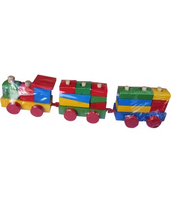 Pociąg drewniany